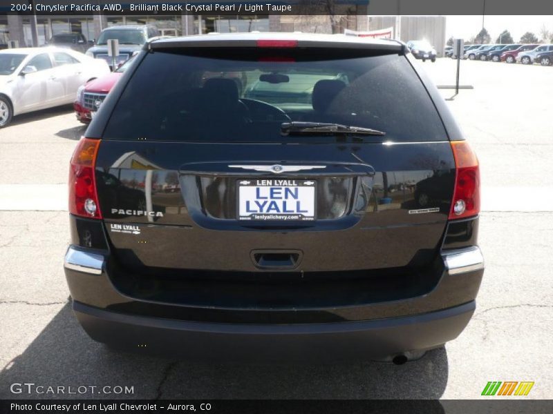 Brilliant Black Crystal Pearl / Light Taupe 2004 Chrysler Pacifica AWD