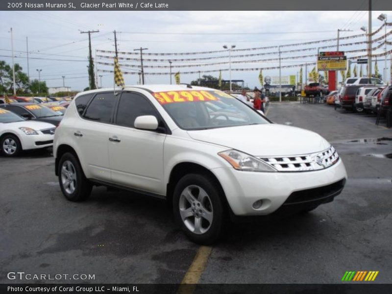 Glacier Pearl White / Cafe Latte 2005 Nissan Murano SL
