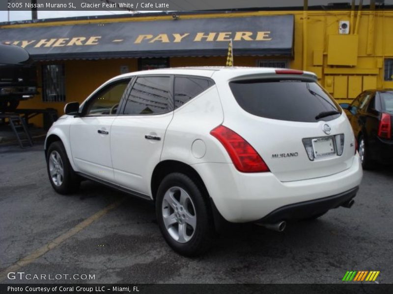 Glacier Pearl White / Cafe Latte 2005 Nissan Murano SL