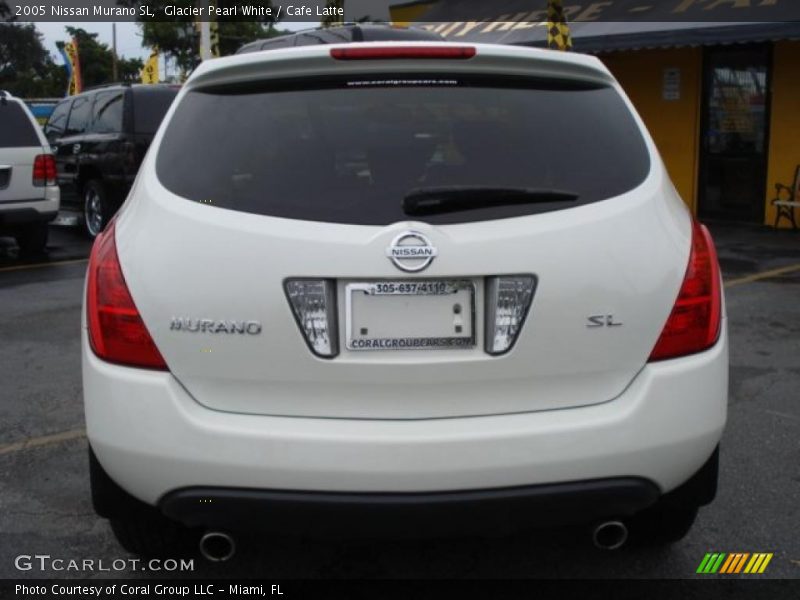 Glacier Pearl White / Cafe Latte 2005 Nissan Murano SL
