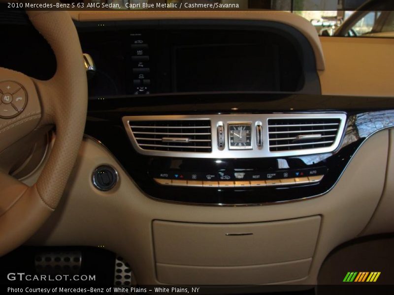 Capri Blue Metallic / Cashmere/Savanna 2010 Mercedes-Benz S 63 AMG Sedan