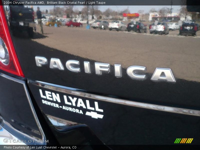 Brilliant Black Crystal Pearl / Light Taupe 2004 Chrysler Pacifica AWD