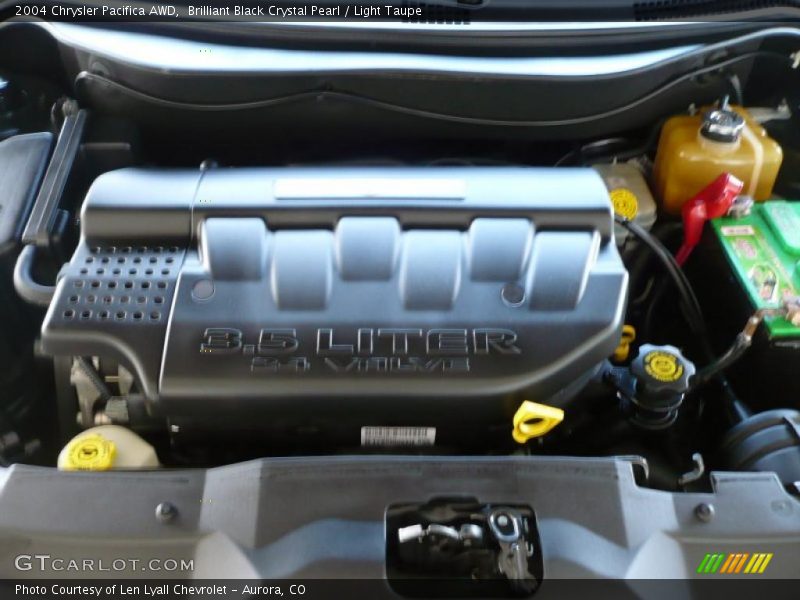 Brilliant Black Crystal Pearl / Light Taupe 2004 Chrysler Pacifica AWD