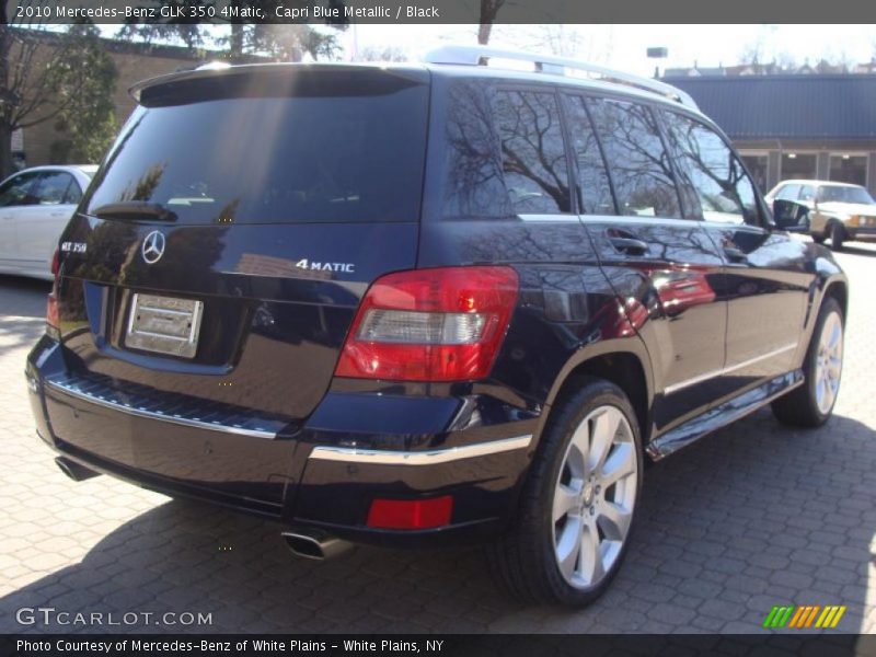 Capri Blue Metallic / Black 2010 Mercedes-Benz GLK 350 4Matic