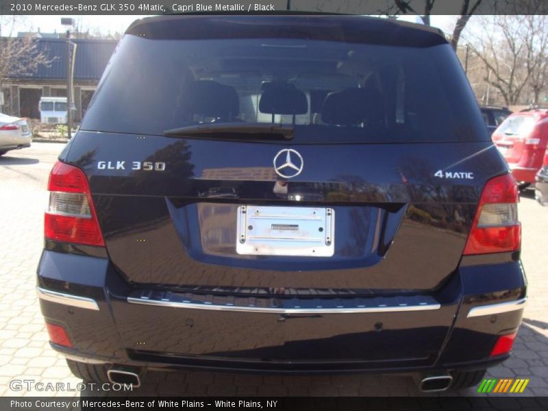 Capri Blue Metallic / Black 2010 Mercedes-Benz GLK 350 4Matic