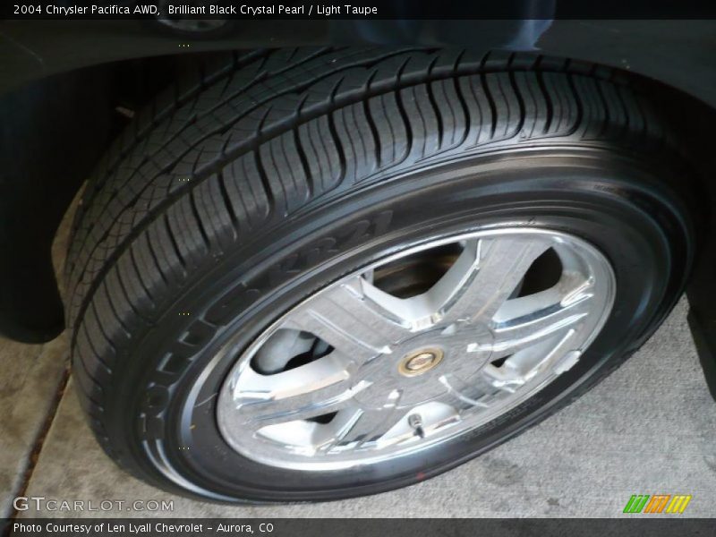 Brilliant Black Crystal Pearl / Light Taupe 2004 Chrysler Pacifica AWD