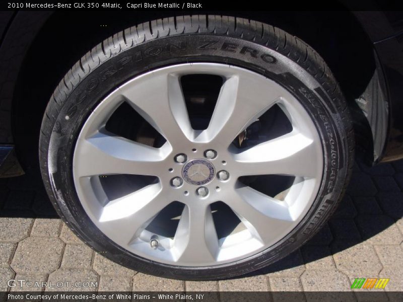 Capri Blue Metallic / Black 2010 Mercedes-Benz GLK 350 4Matic