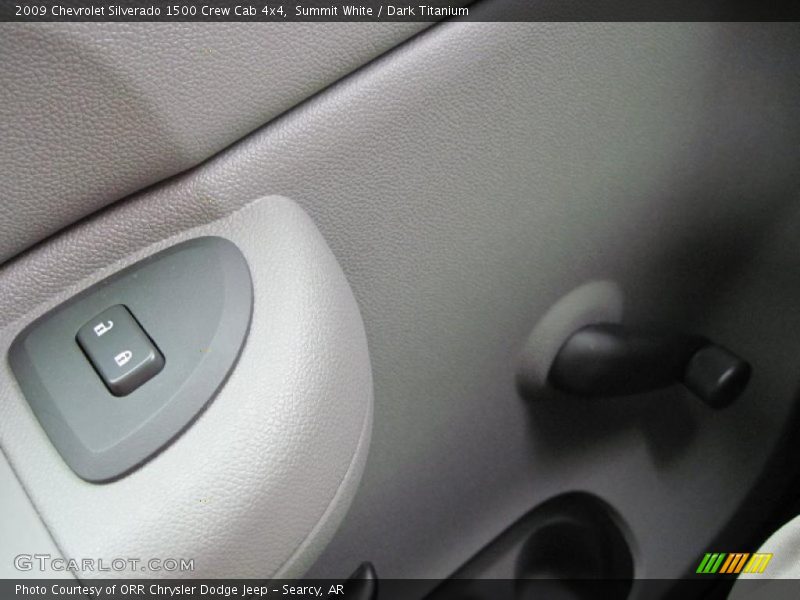 Summit White / Dark Titanium 2009 Chevrolet Silverado 1500 Crew Cab 4x4