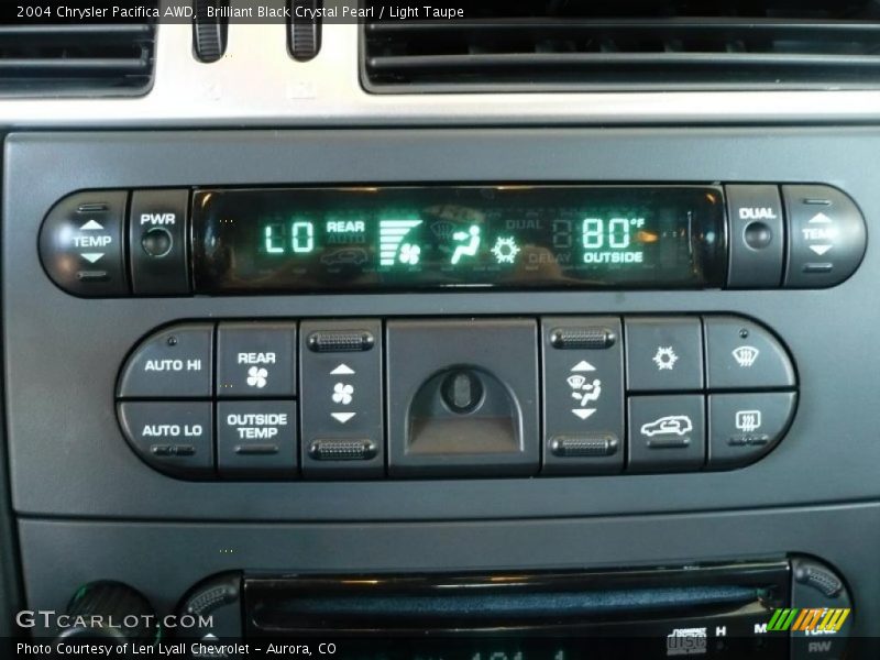 Brilliant Black Crystal Pearl / Light Taupe 2004 Chrysler Pacifica AWD