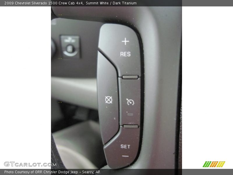 Summit White / Dark Titanium 2009 Chevrolet Silverado 1500 Crew Cab 4x4