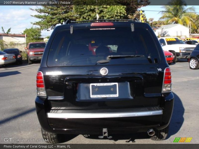 Black / Pebble 2007 Mercury Mariner Luxury