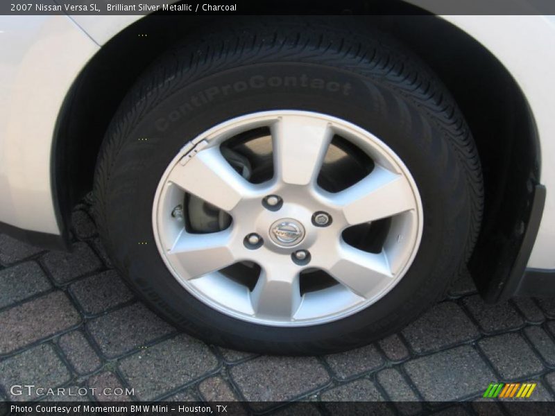 Brilliant Silver Metallic / Charcoal 2007 Nissan Versa SL