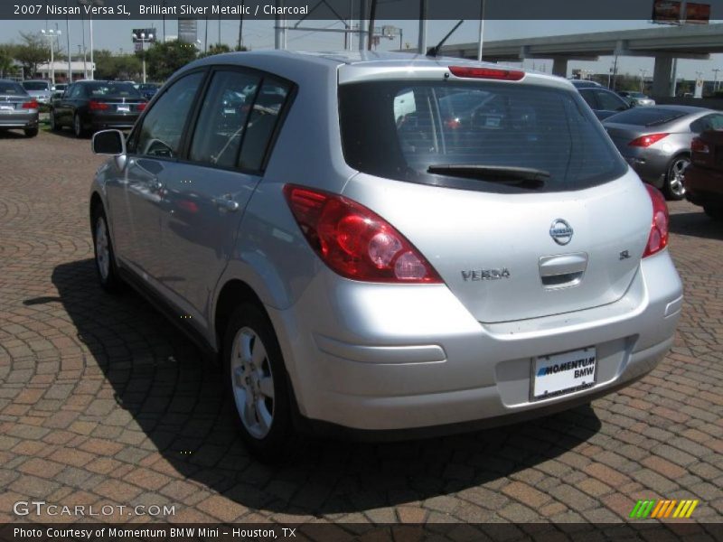 Brilliant Silver Metallic / Charcoal 2007 Nissan Versa SL