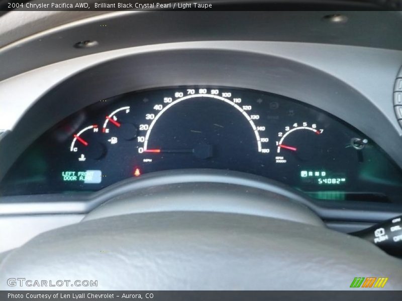 Brilliant Black Crystal Pearl / Light Taupe 2004 Chrysler Pacifica AWD