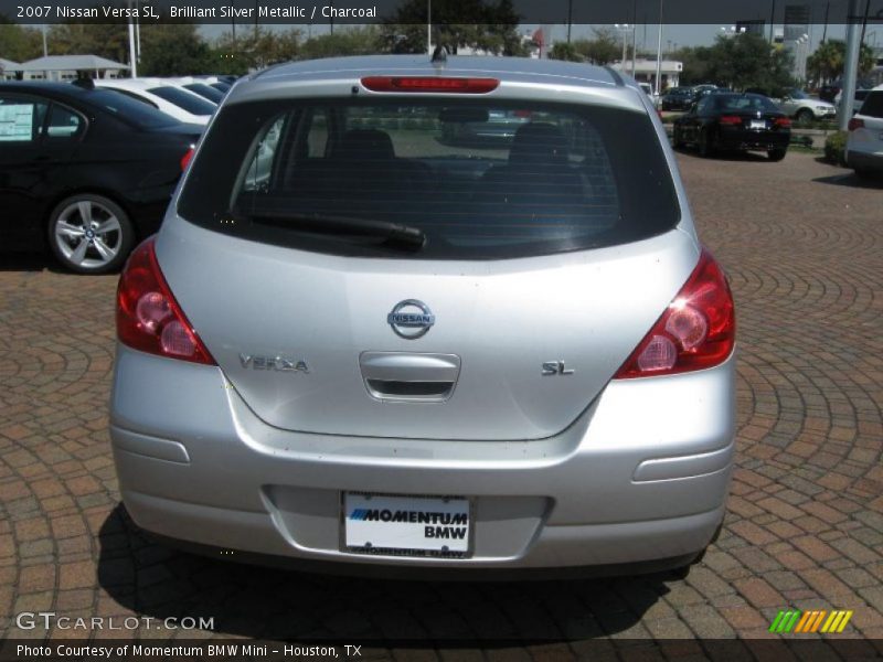 Brilliant Silver Metallic / Charcoal 2007 Nissan Versa SL