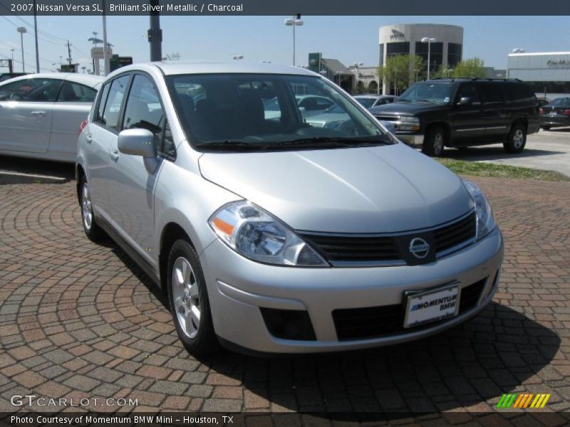 Brilliant Silver Metallic / Charcoal 2007 Nissan Versa SL