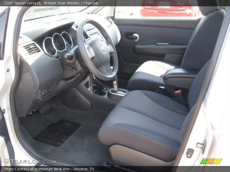 Brilliant Silver Metallic / Charcoal 2007 Nissan Versa SL