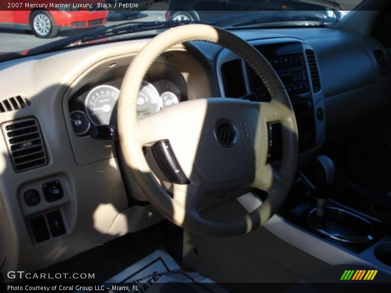 Black / Pebble 2007 Mercury Mariner Luxury
