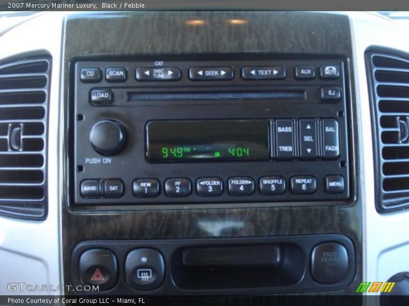 Black / Pebble 2007 Mercury Mariner Luxury