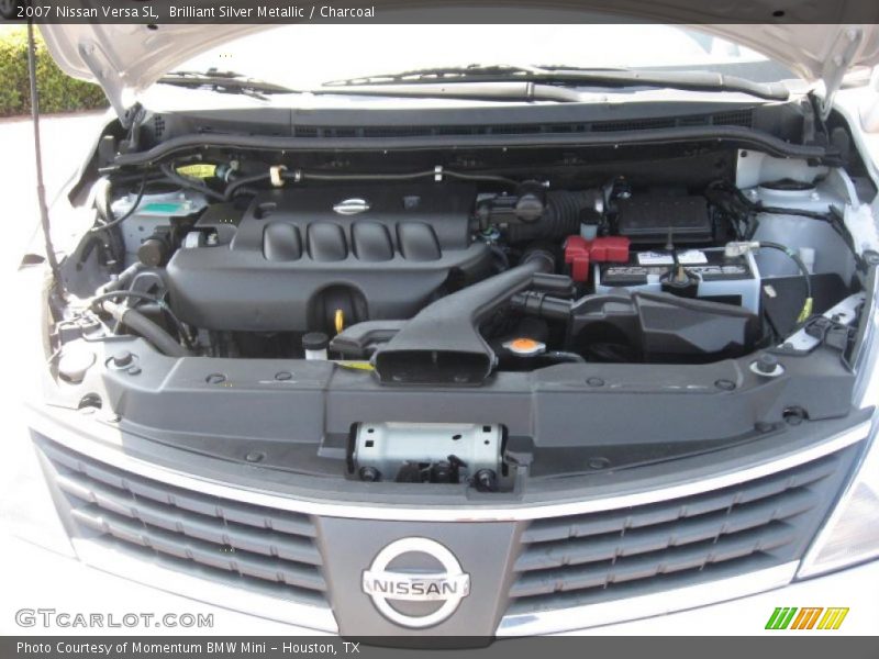 Brilliant Silver Metallic / Charcoal 2007 Nissan Versa SL