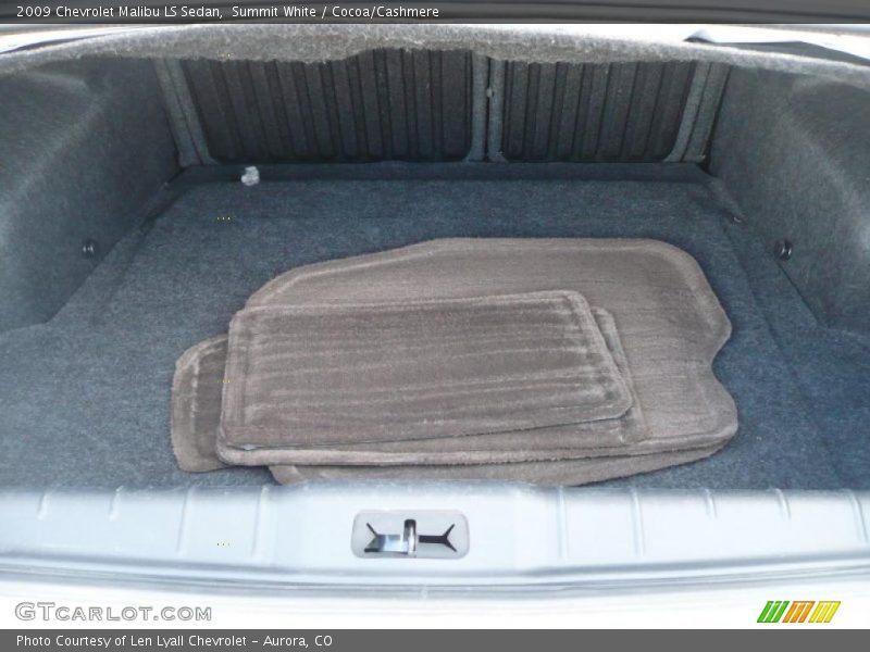 Summit White / Cocoa/Cashmere 2009 Chevrolet Malibu LS Sedan