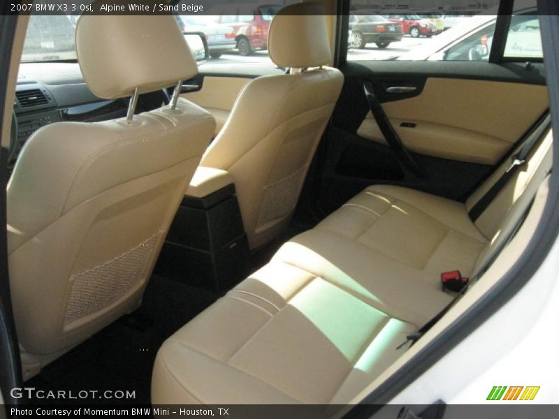 Alpine White / Sand Beige 2007 BMW X3 3.0si