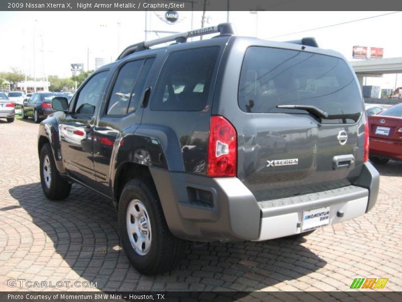 Night Armor Metallic / Graphite/Steel 2009 Nissan Xterra X