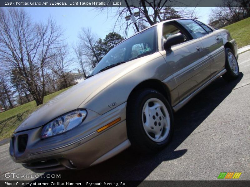 Light Taupe Metallic / Taupe 1997 Pontiac Grand Am SE Sedan