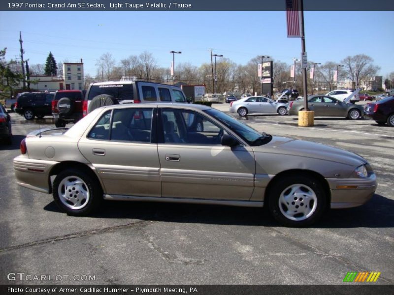 Light Taupe Metallic / Taupe 1997 Pontiac Grand Am SE Sedan