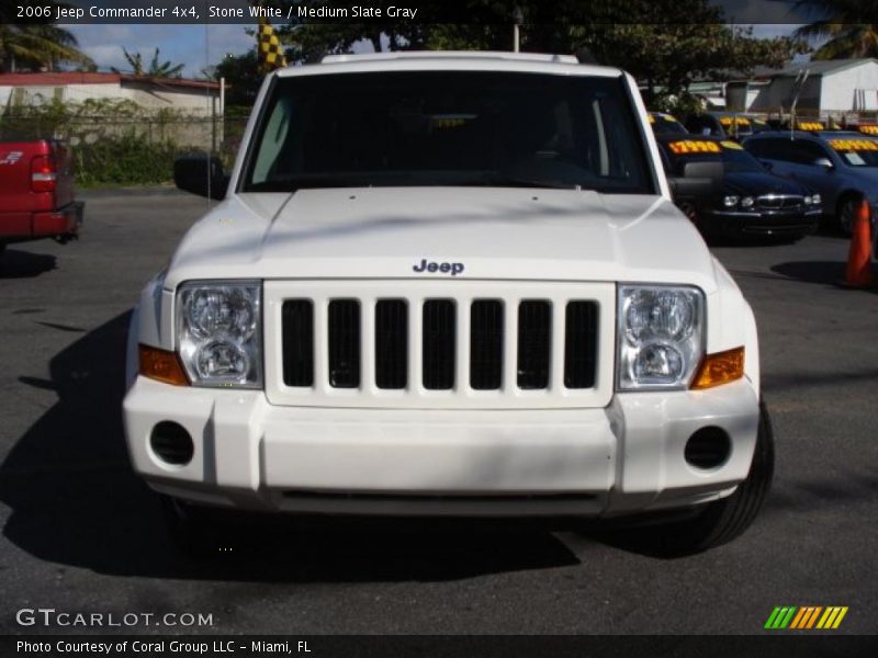 Stone White / Medium Slate Gray 2006 Jeep Commander 4x4