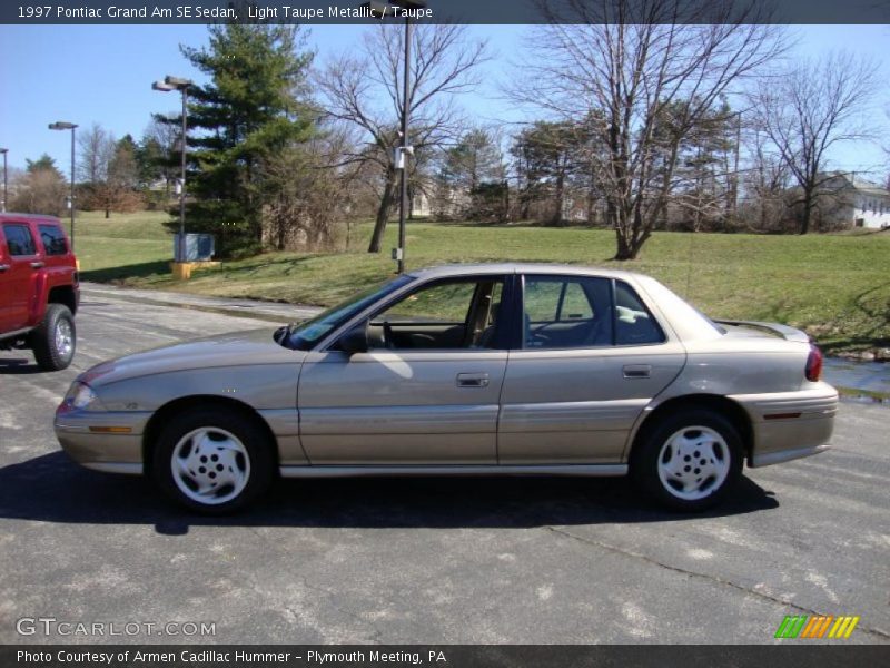 Light Taupe Metallic / Taupe 1997 Pontiac Grand Am SE Sedan