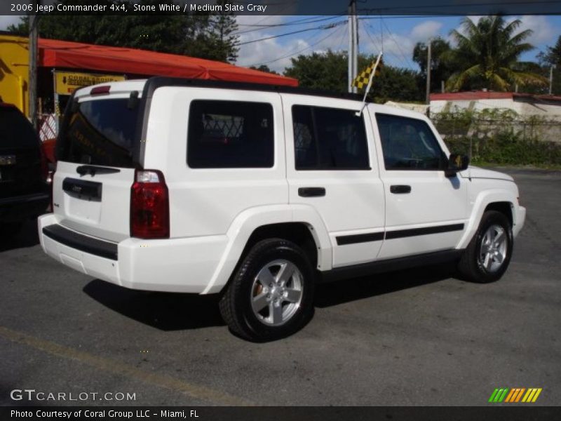 Stone White / Medium Slate Gray 2006 Jeep Commander 4x4