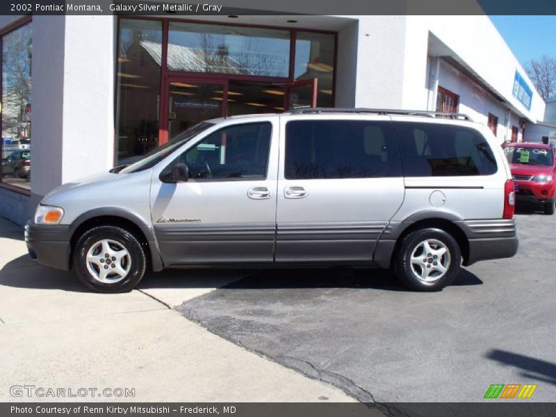 Galaxy Silver Metallic / Gray 2002 Pontiac Montana