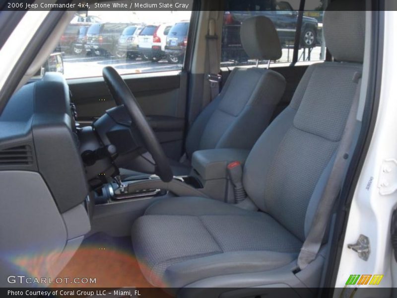 Stone White / Medium Slate Gray 2006 Jeep Commander 4x4