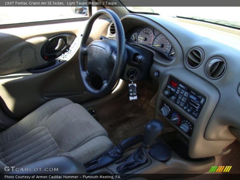 Light Taupe Metallic / Taupe 1997 Pontiac Grand Am SE Sedan