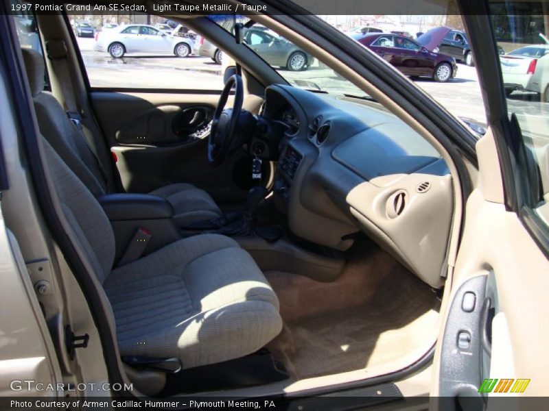 Light Taupe Metallic / Taupe 1997 Pontiac Grand Am SE Sedan