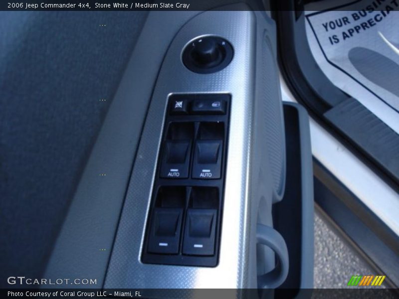 Stone White / Medium Slate Gray 2006 Jeep Commander 4x4