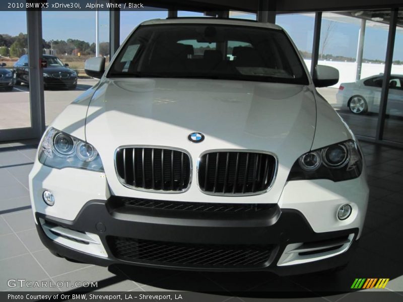 Alpine White / Black 2010 BMW X5 xDrive30i