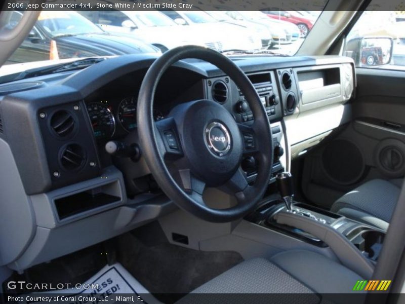Stone White / Medium Slate Gray 2006 Jeep Commander 4x4