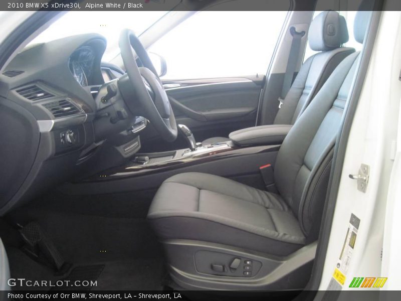 Alpine White / Black 2010 BMW X5 xDrive30i
