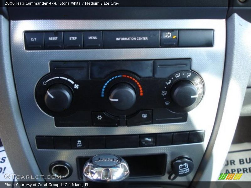 Stone White / Medium Slate Gray 2006 Jeep Commander 4x4