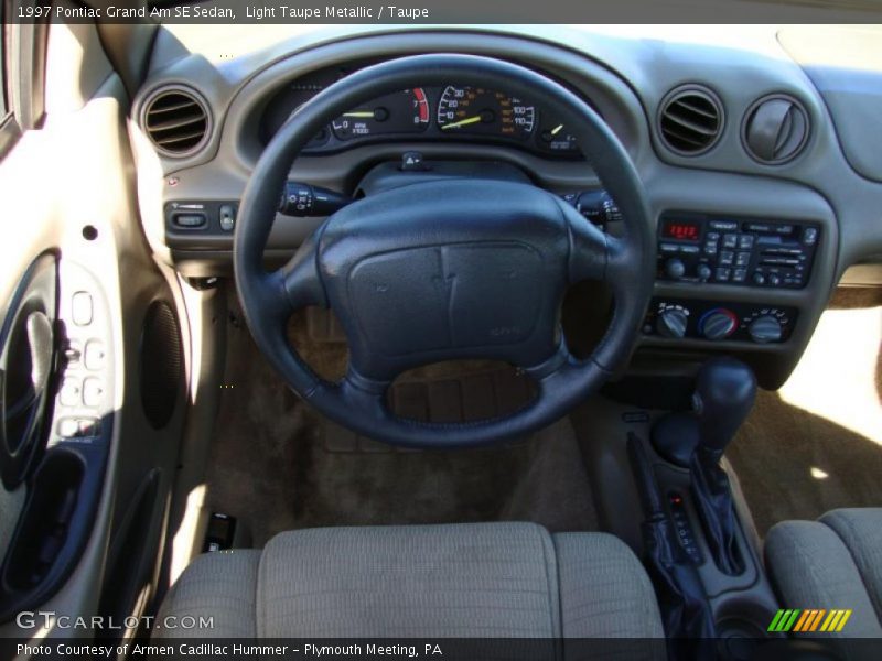 Light Taupe Metallic / Taupe 1997 Pontiac Grand Am SE Sedan