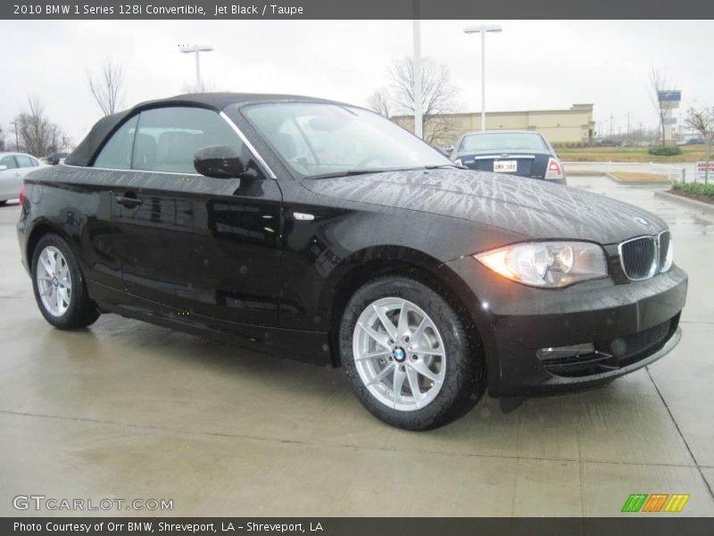 Jet Black / Taupe 2010 BMW 1 Series 128i Convertible