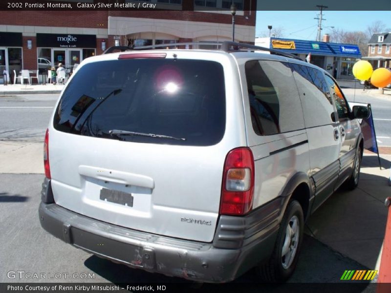 Galaxy Silver Metallic / Gray 2002 Pontiac Montana