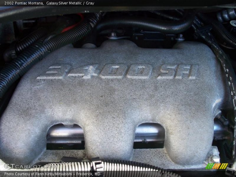 Galaxy Silver Metallic / Gray 2002 Pontiac Montana