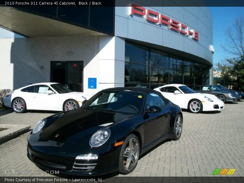 Black / Black 2010 Porsche 911 Carrera 4S Cabriolet