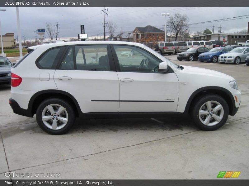 Alpine White / Black 2010 BMW X5 xDrive30i
