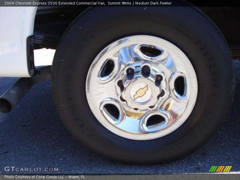 Summit White / Medium Dark Pewter 2004 Chevrolet Express 3500 Extended Commercial Van