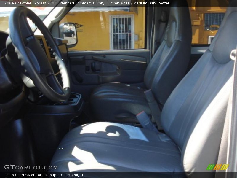 Summit White / Medium Dark Pewter 2004 Chevrolet Express 3500 Extended Commercial Van