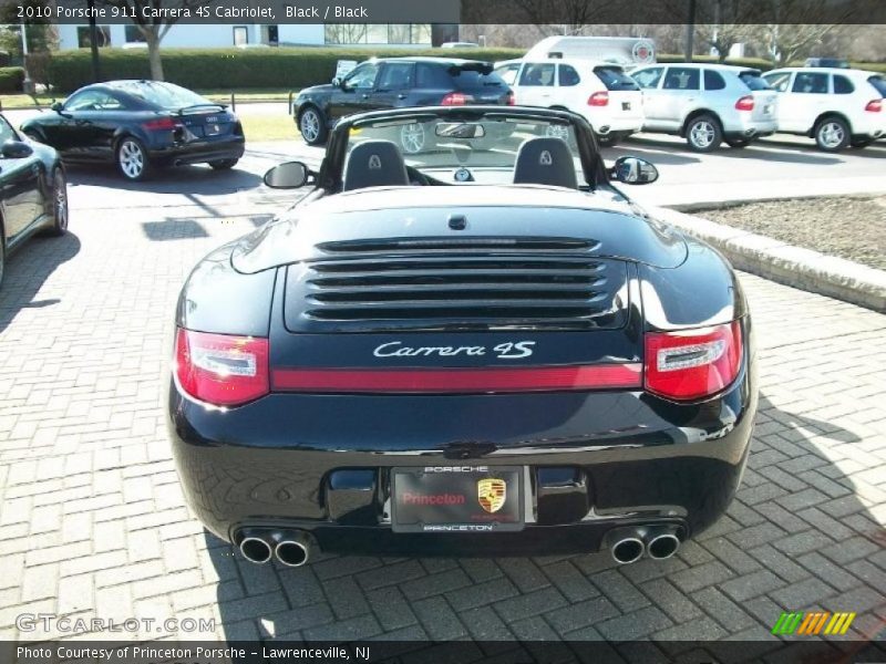 Black / Black 2010 Porsche 911 Carrera 4S Cabriolet